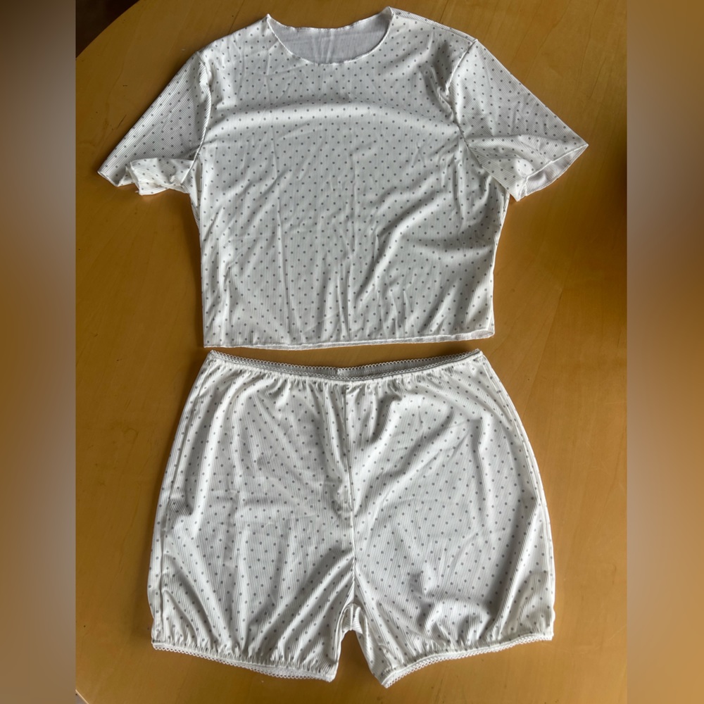 Polka Dot Pajama Set - NWOT